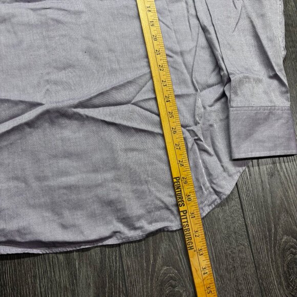 Robert Graham Flip Cuff Dress Shirt Lot of 2 Budle Striped Purple Large - Picture 7 of 16